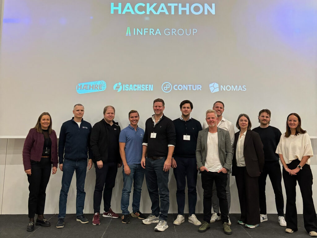 60 ansatte deltok på Infra Groups første KI-Hackathon